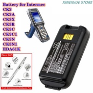 Barcode Scanner Battery 3.7V/5200mAh/6800mAh  AB18,AB17,318-033-001 for Intermec CK3,CK3A,CK3X,CK3R,