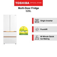 Toshiba GR-RF694WI-PGX(67) Japandi 526L Multi-Door Fridge