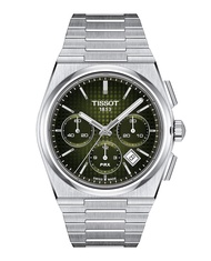 Tissot PRX Automatic Chronograph ทิสโซต์ พีอาร์เอ็กซ์ T1374271109100 สีเขียวไล่ระดับ นาฬิกาผู้ชาย