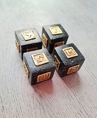 维京符文套装手工天然石符文dices占卜算命