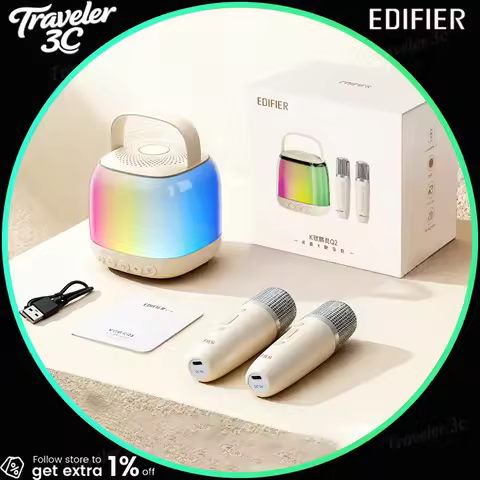 Sales Edifier Edifier KTV Q2 Bluetooth Speaker with Microphone Customized Home Singing Camping Speak