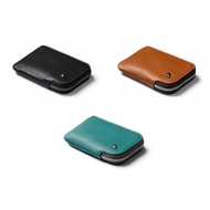 Bellroy Leather Card Pocket Wallet - Slim Zipper Wallet (Holds up to 15 Cards, Bills, and Coins) - C