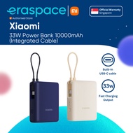 Official Warranty ✅ │ Xiaomi 33W Power Bank 10000mAh (Integrated Cable)