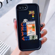 Case For OPPO A5 A3s A12E Realme C1 Phone Fashion Element Shockproof