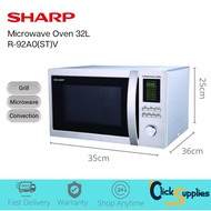 SHARP Microwave Oven with Grill and Convection 32L R-92A0(ST)V 1 Year Warranty