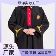 Elementary School Students Court Court Performance Costume Simulation Official Uniform Lawyer Robe J