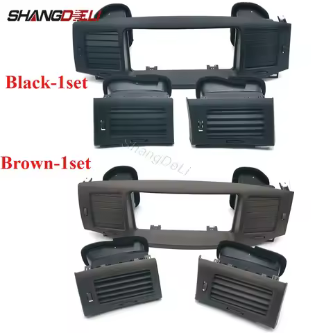 Car Interior Dashboard Air Conditioning Vent Grille Black/Brown Air Outlet for Toyota Corolla Kunx 2
