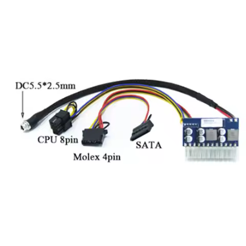 A92Z ATX Switch PSU DC 12V 160W 24Pin Car Auto Mini ITX High Power Supply Module Case