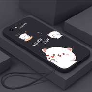 Lucky Day cat Casing for Oppo A37 Oppo A57 2016 /A39 Oppo A57 2022 Oppo A59 Oppo A31 2020 Oppo A55 4