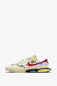 Blazer Low x Off-White™️ White and University Red