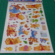Kaetoy, cartoon bear pattern sticker, Pooh, wall, mirror, mirror, cute tile, there are many options to choose from.