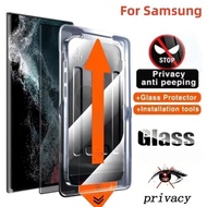 Anti-Spy Tempered Glass Film Premium For Samsung S24Ultra S24 Ultra