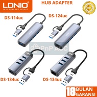LDNIO DS-114UC DS-124UC DS-134UC DS-144UC Hub Adapter Converter Docking Station USB 3.0 Type C 4 in 
