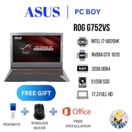 Gaming Laptop ASUS ROG G752VS/i7-6Gen/GTX1070/32GB RAM/512GB SSD/17.3 FULL HD