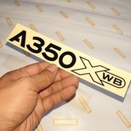 Airbus A350 XWB Sticker, Airbus A350 XWB Airplane Cutting Sticker