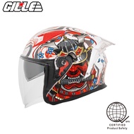 Gille GVR Armor Half Face Motorcycle Helmet