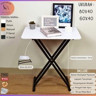 CROSS-FOLDING TABLE 80X40 60X40 PATIO TABLE STUDY TABLE/ LAPTOP TABLE/ DINING TABLE/ BAZAR TABLE/