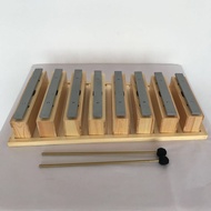 Free Shipping Orff Percussion Instrument 8-Tone Piano Teaching Aids Tone Block Mahogany Tone Brick E