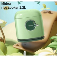 🔥Ready Stock Msia🔥 Midea FB12Q1-418C Rice Cooker 1.2L Mini Smart Cute Fun Retro Green Midea/美的 迷你智能电