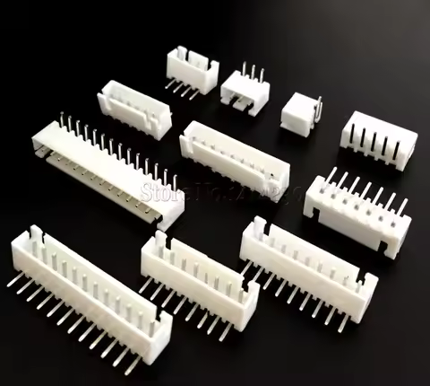 50PCS XH2.54 Connector 2.54mm Pin Header XH2.54-2P/3P/4P/5P/6P/7P/8P/9P/10P/11P/14P/16P Curved needl