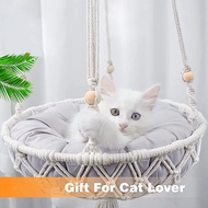 Cat Hanging Bed (40cm) Hammock Macrame Swing Kitty Handmade Cat Cat Dog Swing Hanging DIY Pet Bed