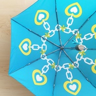超輕防風抗UV自動傘 - 愛心手鍊