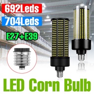 100W E39+E27 LED Corn Light 100~277V 80W Warehouse Energy Saving Recessed Daylight Candle Lamp 60W I