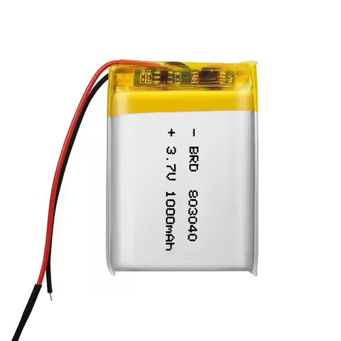 803040 1000mAh 3.7V Lithium Polymer Rechargeable Battery For MP3 GPS LED Lights DVR PDA Toys Bluetoo