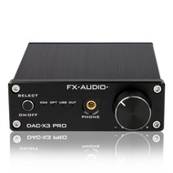 FX AUDIO DAC-X3 PRO Headphone Amplifier Mini USB DAC HiFi Portable Set-top Box Home Audio Stereo Headphone Amplifier Digital to Analog Converter DAC-X3PRO