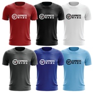 SF EXPRESS Unisex Microfiber Round Neck Plain T-Shirt