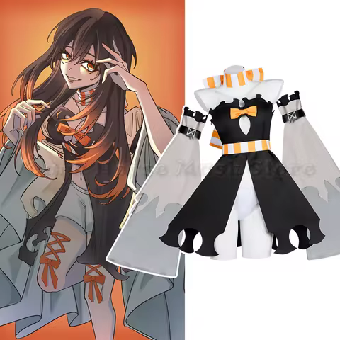Anime GACHIAKUTA Amo Cosplay Costume Full Set Anime Uniform Outfit Halloween Party Role Play Clothes