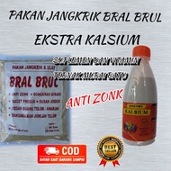 PAKAN JANGKRIK BRAL BRUL UNTUK INDUKAN MURAI 1 KG | EKSTRA KALSIUM UNTUK TERNAK BURUNG MURAI BATU