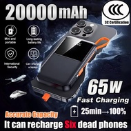 Lucky(3C Certified)WP 3C Powerbank 20000mah Fast Charging PN-891PD 45W Super Flash Charge Slim Porta