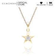 Gemondo จี้ทองคำ 9K ประดับเพชร สัญลักษณ์ดาว 5 แฉก (ไม่รวมสร้อย) Lucky Symbol