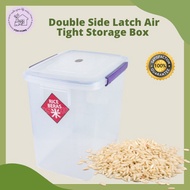 Toyogo Double Side Latch Air Tight Storage Box Bekas Plastik 21 Lit
