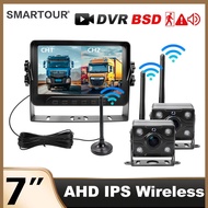 AHD Wireless Digital DVR Recorder Reverse Backup Camera with WiFi Monitor For Truck/Trailer/RV/Picku