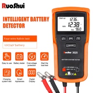 RuoShui 3025 Battery System Tester 12V 24V DC Charger Multimeter Analyzer Capacity Load Meter Cranki