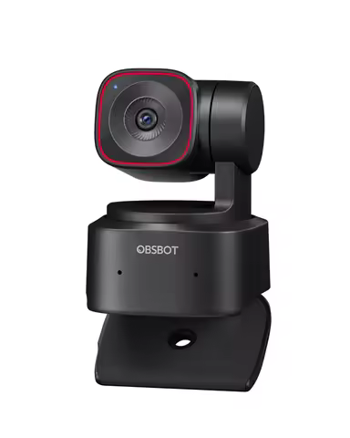 OBSBOT Tiny 2 Lite 4K Webcam for PC, AI Tracking PTZ Streaming Camera with 1/2" Sensor, Gesture Cont