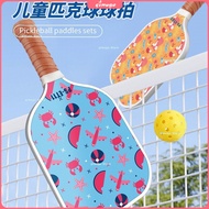 Kids Pickleball Paddle Glass Fiber Pickleball Racket Outdoor Sports PP Honeycomb Core Pickleball Pad