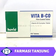 HOVID Vita B-CO  Vitamin B-Complex 1 box 10 Pcs