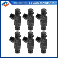 6PCS 0280155742 Fuel Injectors For Mercedes-Benz C280 2.8L CLK320 E320 ML320 3.2L 1998-2000 852-1216