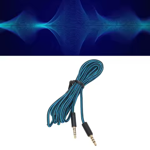 3.5mm Male to Male Earphone Replacement Cable 2m / 6.56ft Earbuds Upgrade Wire for Logitech G233 G43