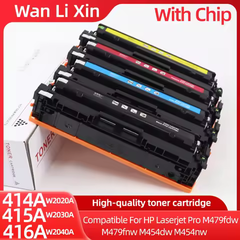 414A 415A 416A W2020A W2030A Toner Cartridge CompatibleFor HP Color LaserJet Pro M454dn M454dw MFP M