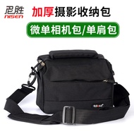 Suitable for Canon EOS R50 M50-2 Generation M50 M62 M6 Mark II M200 M100 M10 M3 M2 M Camera Bag Photography Bag Storage One Shoulder Waterproof