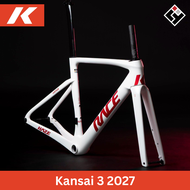 Kaze 2027 Race Kansai 3 Frameset เฟรมจักรยานเสือหมอบ Carbon T800/T1000 UDH ผ่านมาตรฐาน UCI Approved