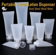 Plastic Bottle Travel Bottle Refill Bottle Flip Cap Bottle Travel Bottle Set Transparent Bottle