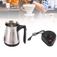 hmeishop Coffee Maker Stainless Steel 500ml Machine with Handle 5 to 6 Cups Capacity Pot for Home Tr