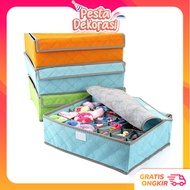 PARTY DECORATION H5325 Multipurpose Storage Box CD & Socks Storage Box 16 Compartments Socks Storage