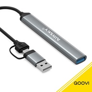 Type-C Adapter 5 In 1 With USB SB3.0/SD/TF HUB (HC-77A)