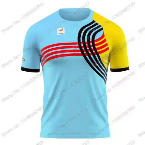 2025 Belgium Team T Shirt Belgian MTB Cycling Jersey GYM Outdoor Tech Shirts Training Tops Fitness J